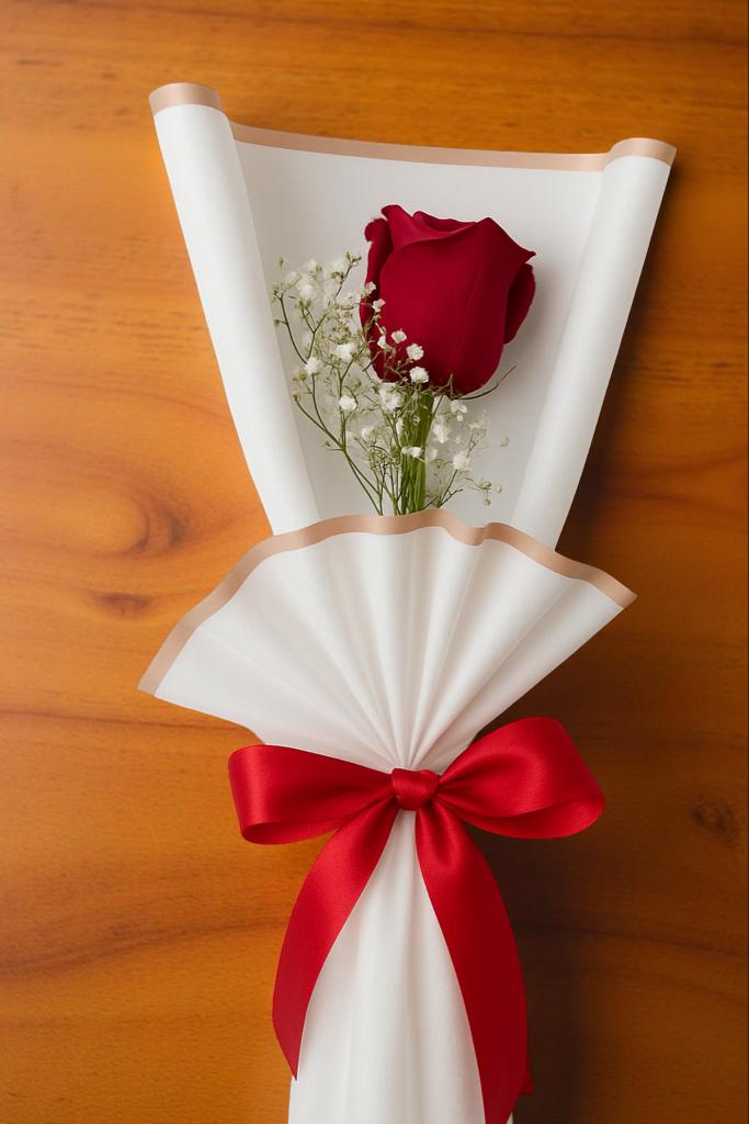 BOUQUET 1 ROSA ROJA