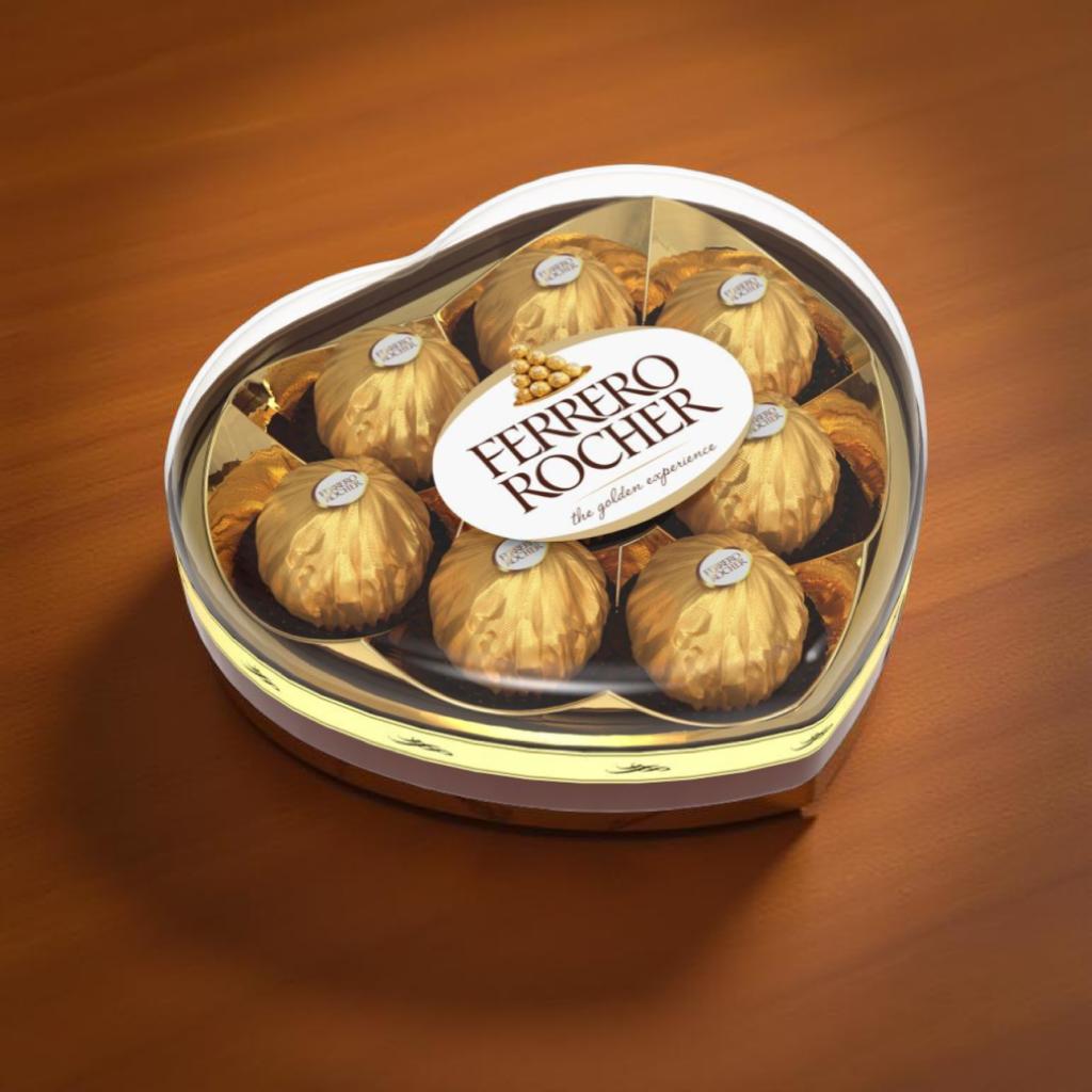 CHOCOLATE FERRERO 8 UN CORAZÓN